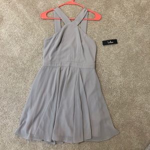 NWT Gray Lulus Dress